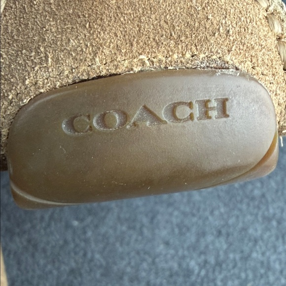 Coach Brown Suede Driving Shoes Loafers Dize 6B - Picture 13 of 14